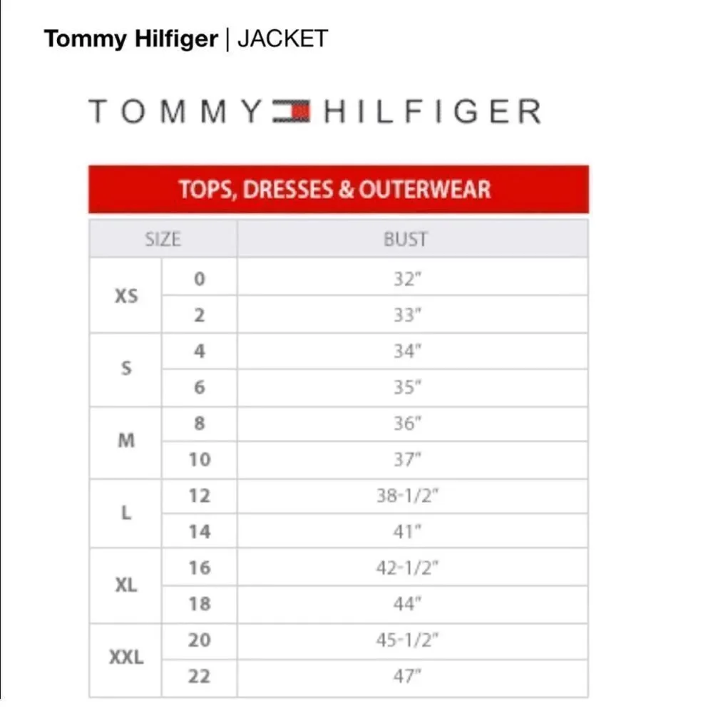 Tommy Hilfiger Stripe Puff Sleeve Jacket Large With Pockets Navy - Picture 13 of 13